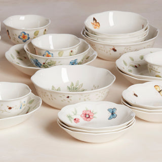 Lenox Butterfly Meadow Fruit Bowl, porcelain (view 6)
