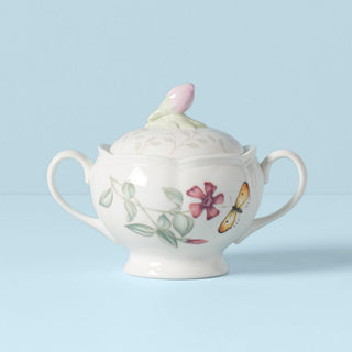 Lenox Butterfly Meadow Sugar Bowl, porcelain