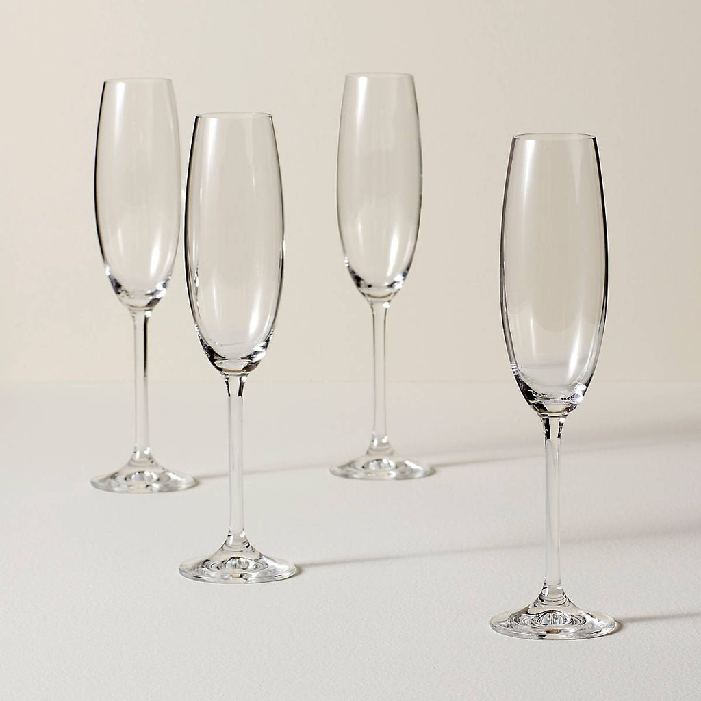 Lenox Tuscany Classics Flute Glasses, Set of 4, glass