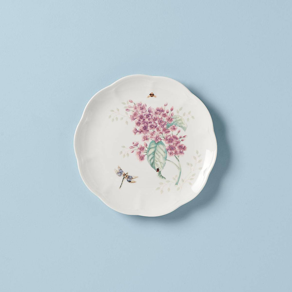 Lenox Butterfly Meadow Orange Sulphur Accent Plate, porcelain