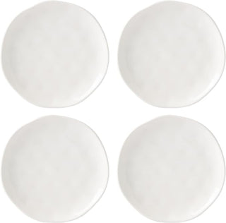 Lenox Bay Colors White Accent Plates, Set of 4, porcelain