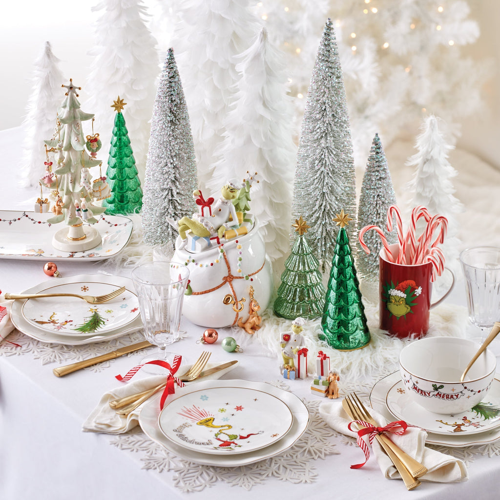 Lenox Merry Grinchmas Assorted Accent Plates, Set of 4, porcelain (view 5)