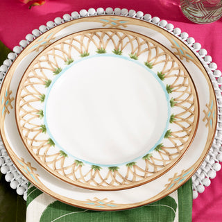 Lenox British Colonial Bamboo Dinner Plate, porcelain (view 2)