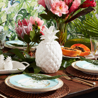 Lenox Wicker Creek Pineapple Cookie Jar, porcelain (view 4)