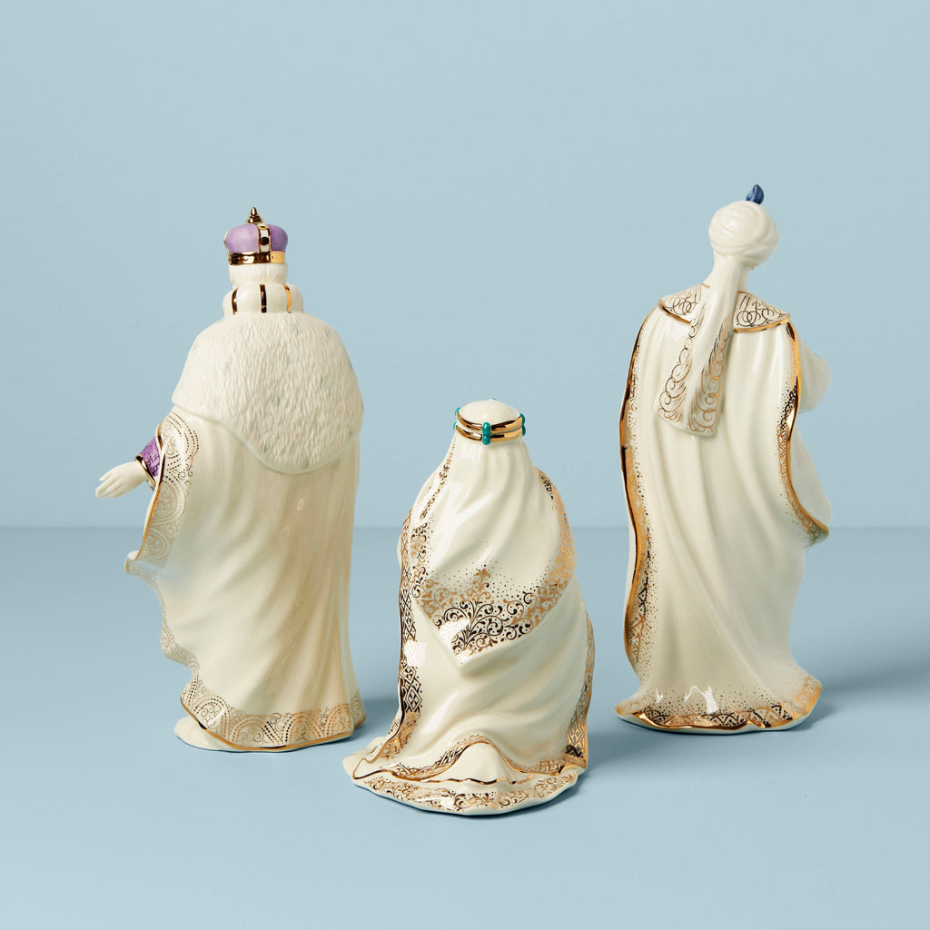 Lenox First Blessing Nativity Three Kings Figurine Set, porcelain (view 2)