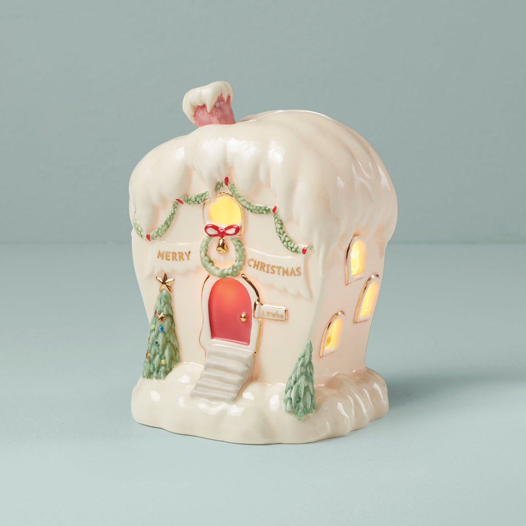 Lenox Who-Ville The House of J.P. Who Lit Figurine, porcelain