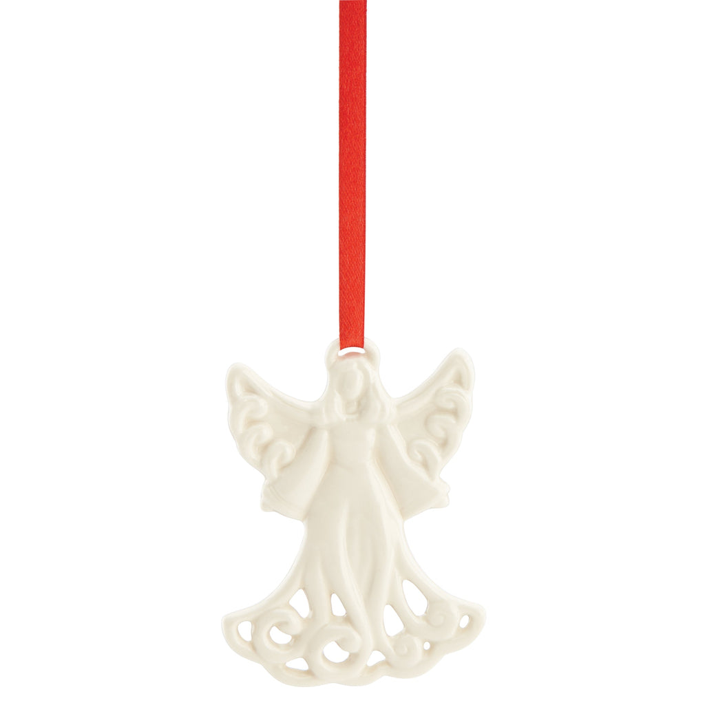 Lenox Angel Charm Ornament, porcelain