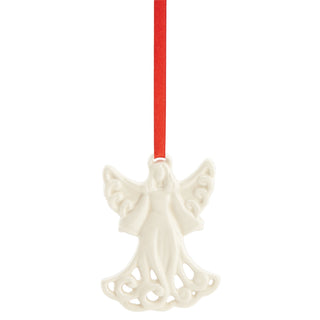 Lenox Angel Charm Ornament, porcelain