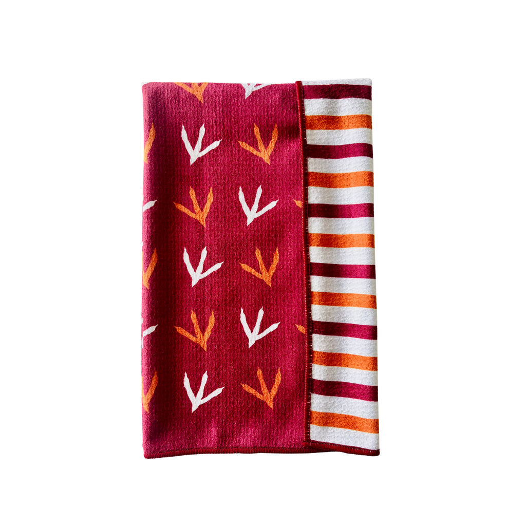 Elegant Spirit Hokie Double-Sided Tea Towel