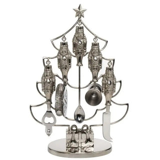 6 Piece Holiday Nutcracker Bar Tools Set – Christmas Décor