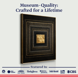 Black And Gold Core Wall Art