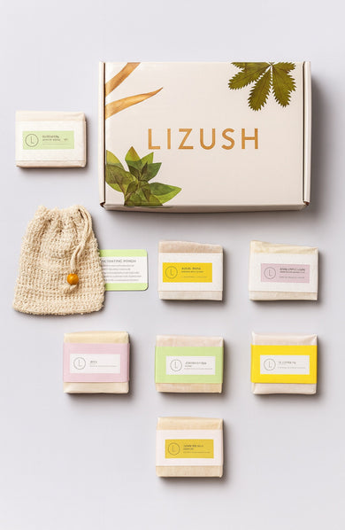 Handmade Soap Gift Set | 6 Natural Cold Process Bars