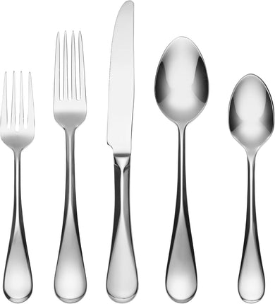 Cambridge Eloquence 20-Piece Flatware Set, 18/10 stainless steel