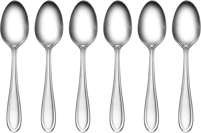 Hampton Forge Gourmet Dinner Spoons, Set of 6, 18/0 stainless steel (view 2)