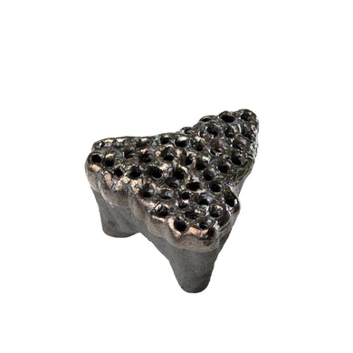 Etna Stoneware Tulipiere - White/Metallic