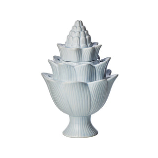 Artichoke Tulipiere, Green/L. Blue/Yellow/White/Pink, Small/Large