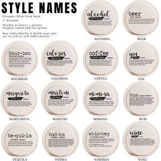 Drink Definition Coasters