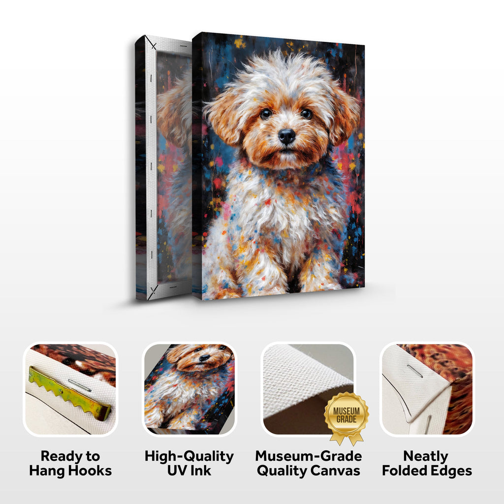 Customized Pet Portrait Abstract Wall Art II