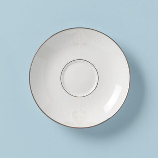 Lenox Opal Innocence Scroll Saucer, bone china