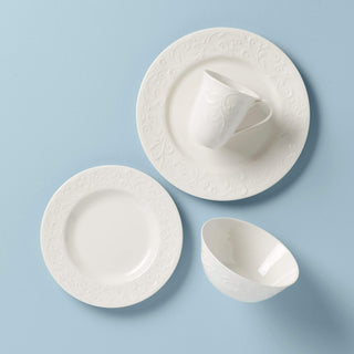 Lenox Opal Innocence Carved 4-Piece Place Setting, porcelain