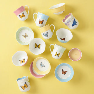 Lenox Butterfly Meadow Colors 4-Piece Dessert Bowl Set, porcelain (view 8)