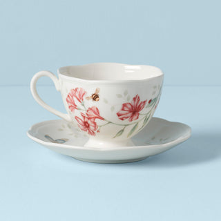 Lenox Butterfly Meadow Dragonfly Cup & Saucer, porcelain (view 2)