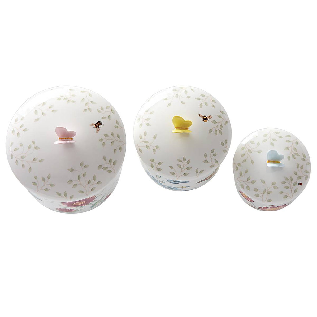 Lenox Butterfly Meadow 3-Piece Canister Set, porcelain (view 3)