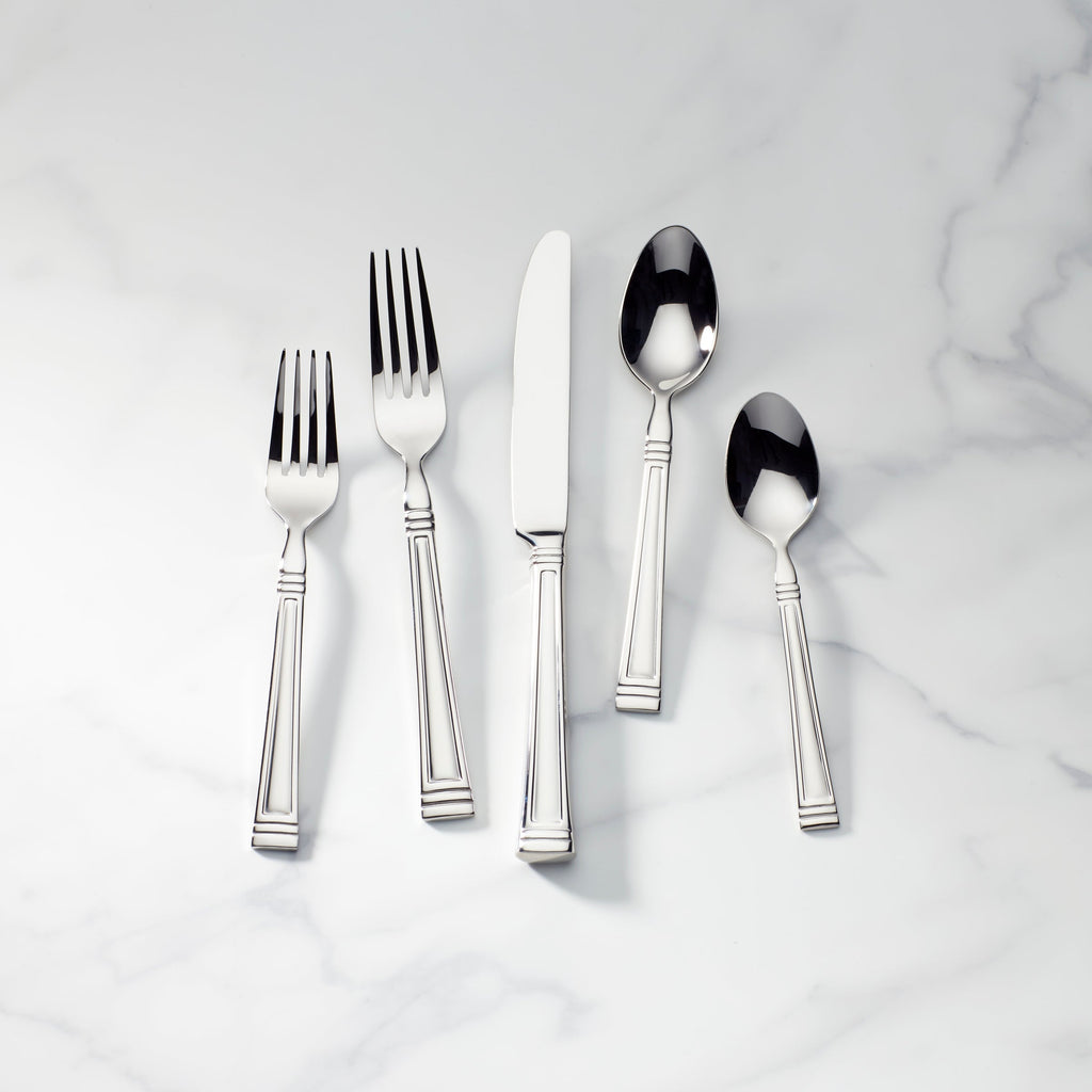 Lenox Esquire 65-Piece Flatware Set, 18/10 stainless steel