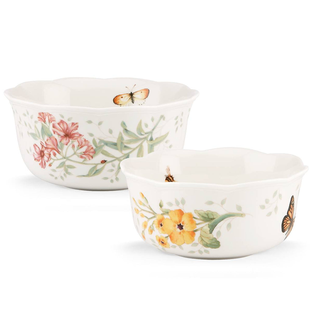 Lenox Butterfly Meadow 2-Piece Bowl Set, porcelain (view 3)