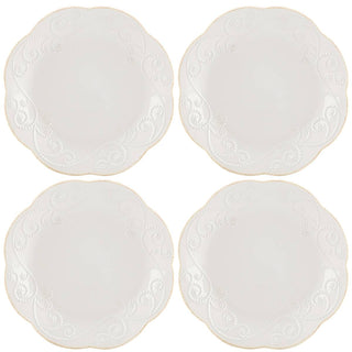 Lenox French Perle White 4-Piece Dessert Set, stoneware (view 2)