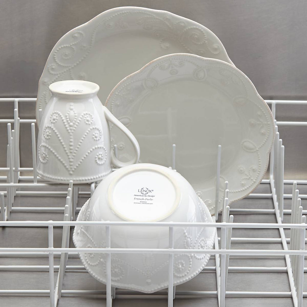 Lenox French Perle White 4-Piece Place Setting, stoneware (view 6)