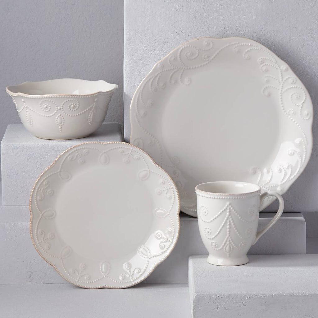 Lenox French Perle White 4-Piece Place Setting, stoneware (view 7)