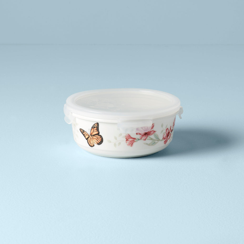 Lenox Butterfly Meadow Serve & Store Container, porcelain