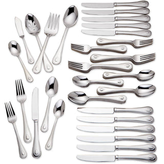 Lenox French Perle 65-Piece Flatware Set, 18/10 stainless steel (view 2)