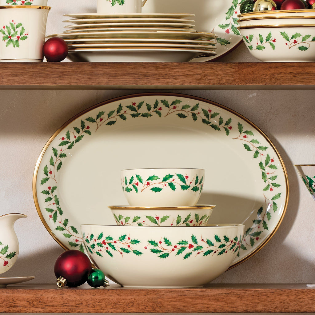 Lenox Holiday Serving Bowl, porcelain (view 2)