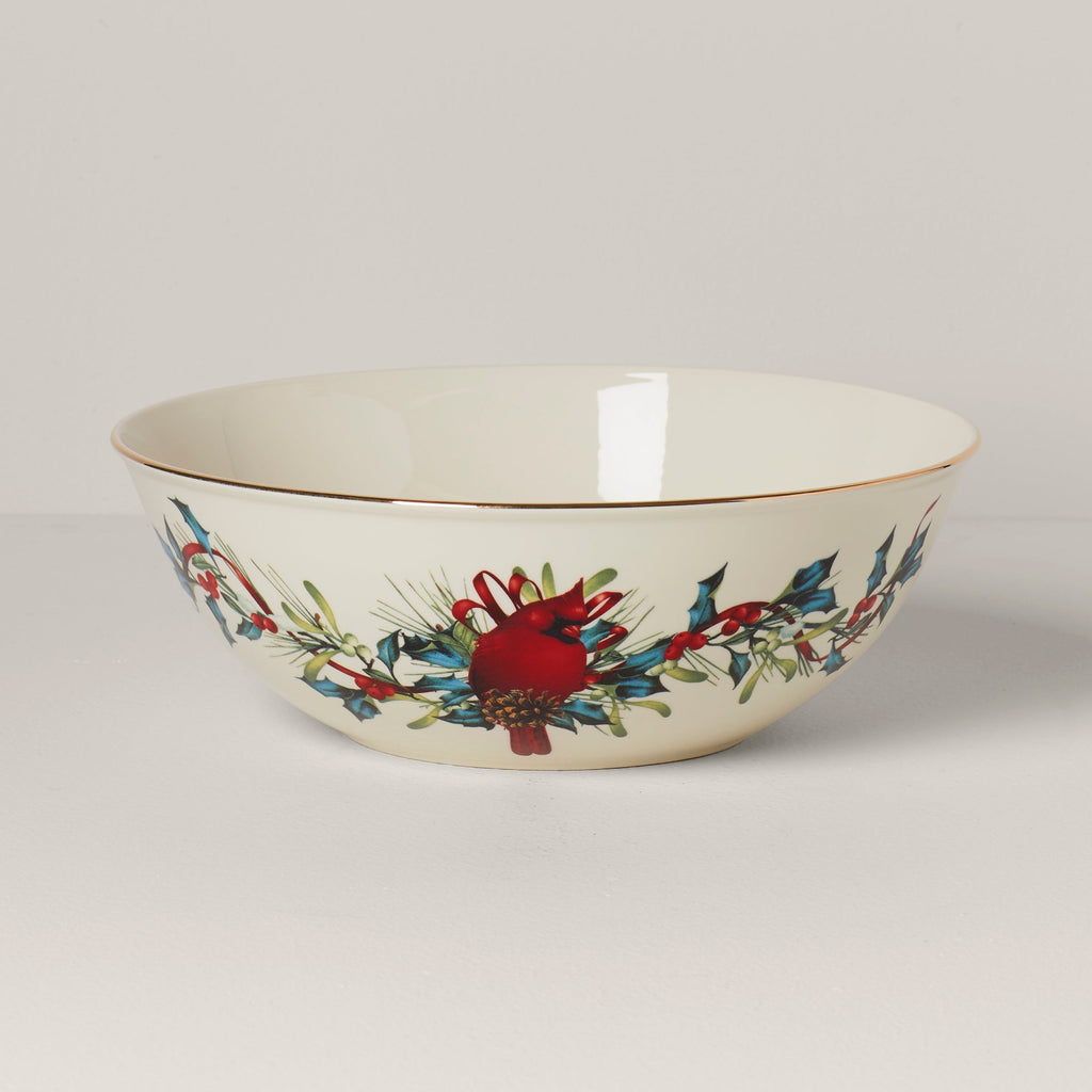 Lenox Winter Greetings Serving Bowl, porcelain