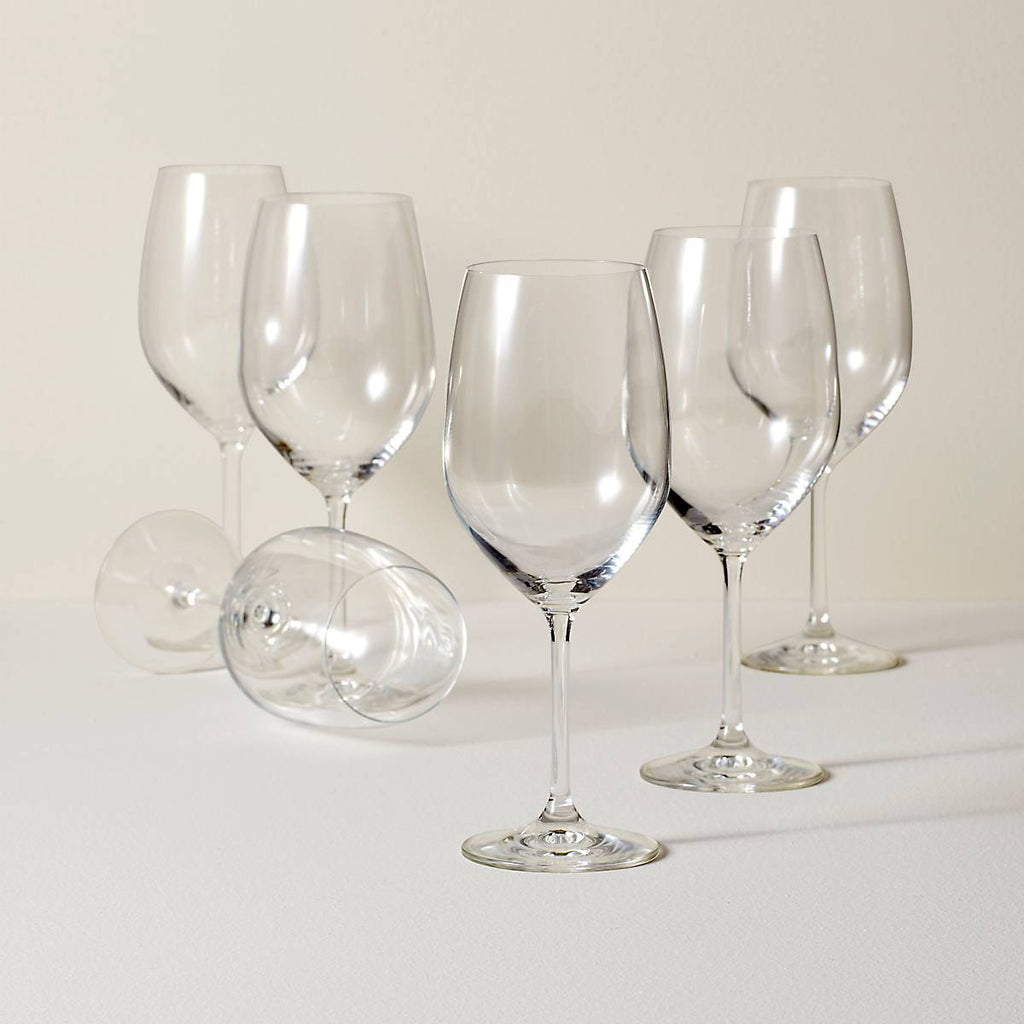 Lenox Tuscany Classics White Wine Glasses, Set of 6, european glass