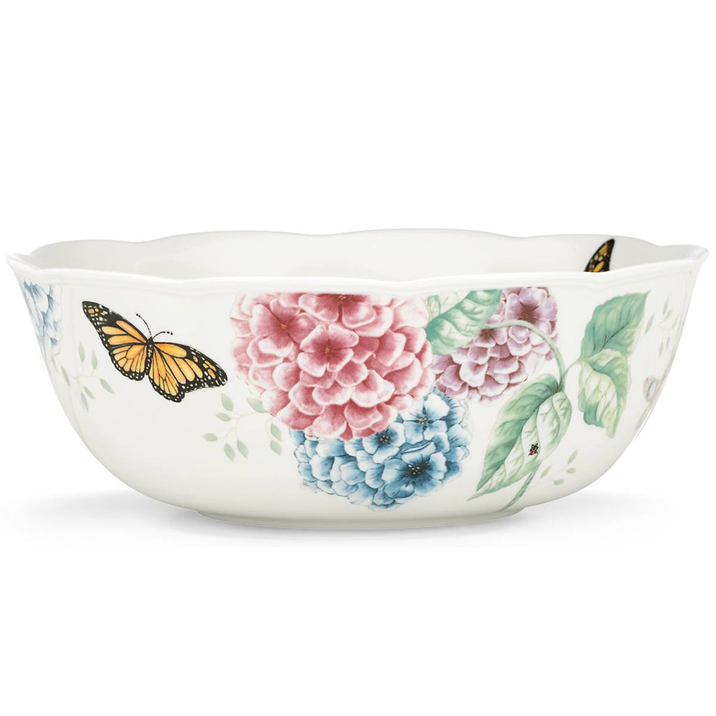 Lenox Butterfly Meadow Hydrangea Large Serving Bowl, porcelain (view 3)