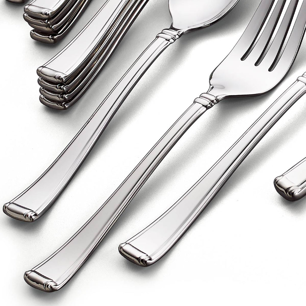 Gorham Column 45-Piece Flatware Set, 18/10 stainless steel
