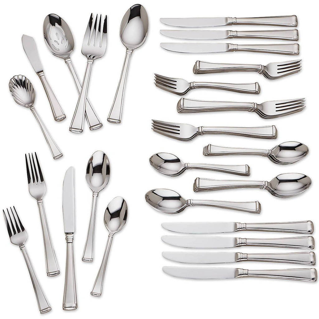 Gorham Column 45-Piece Flatware Set, 18/10 stainless steel (view 2)
