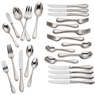 Gorham Studio 45-Piece Flatware Set, 18/10 stainless steel