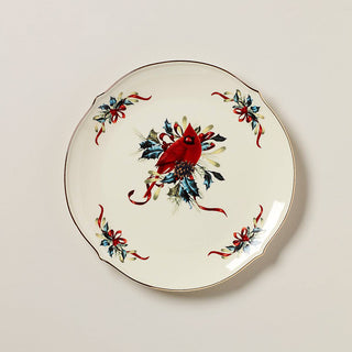 Lenox Winter Greetings Round Serving Platter, porcelain
