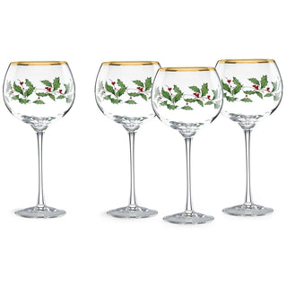 Lenox Holiday Balloon Glasses, Set of 4, glass (view 10)