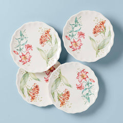 Lenox Butterfly Meadow Melamine Accent Plates, Set of 4, melamine