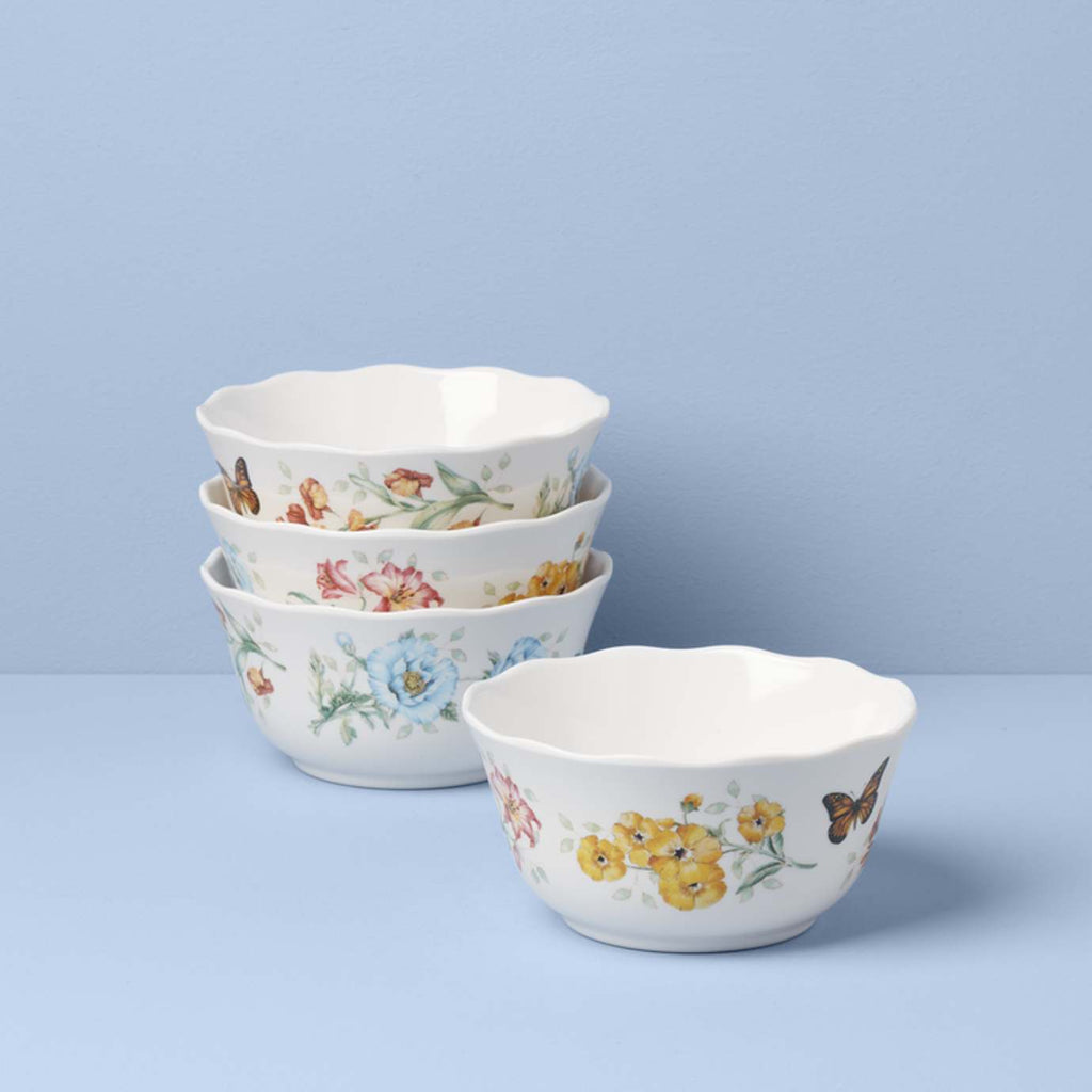 Lenox Butterfly Meadow Melamine All-Purpose Bowls, Set of 4, melamine