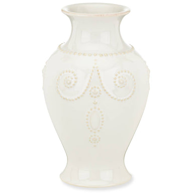 Lenox French Perle White Bouquet Vase, stoneware (view 2)
