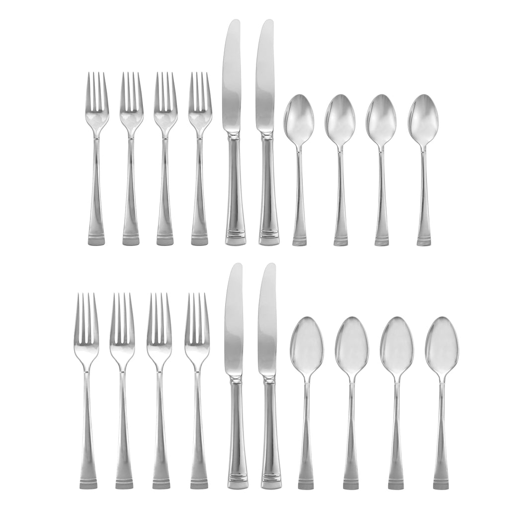 Lenox Federal Platinum 20-Piece Flatware Set, 18/10 stainless steel (view 3)