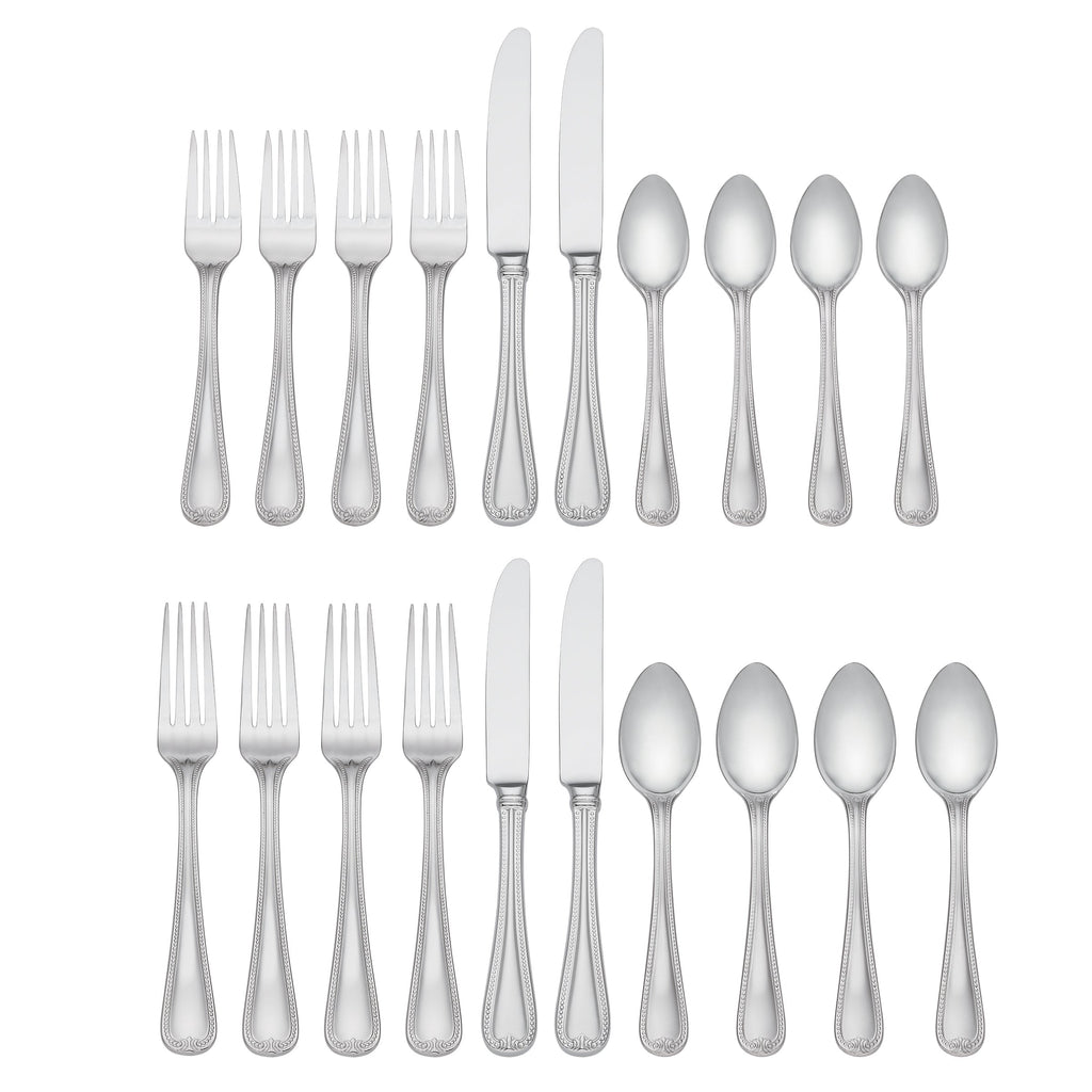 Lenox Vintage Jewel 20-Piece Flatware Set, 18/10 stainless steel (view 2)