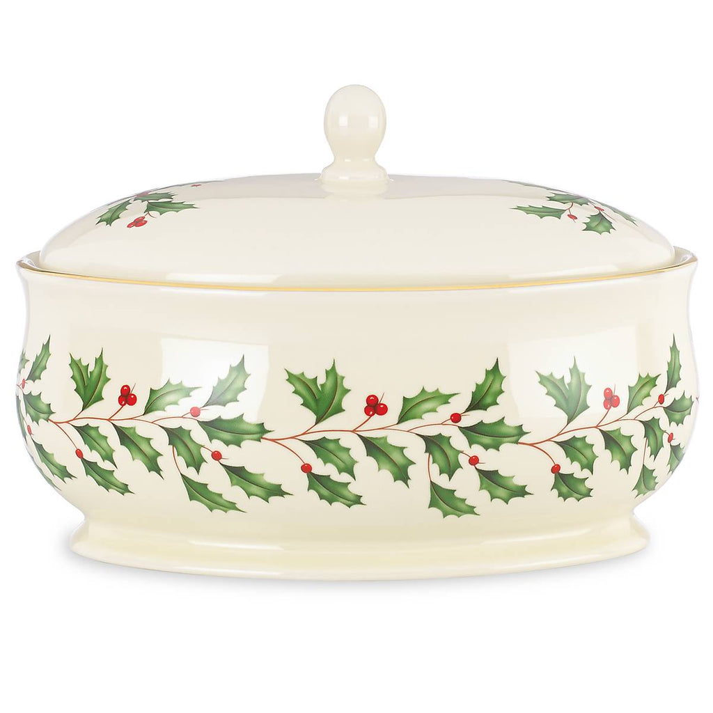 Lenox Holiday Covered Dish, porcelain (view 3)