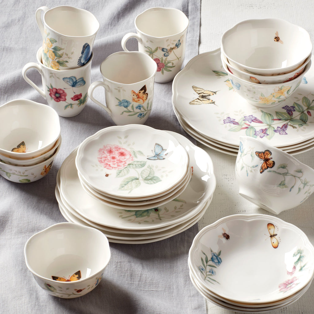 Lenox Butterfly Meadow 28-Piece Dinnerware Set, porcelain (view 13)
